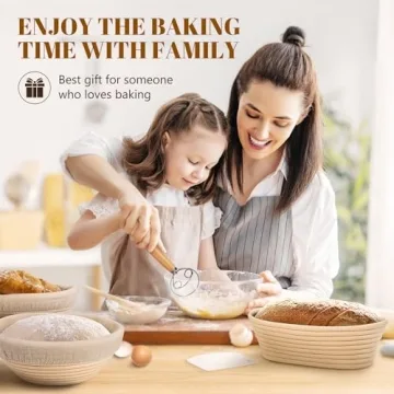 Banneton Bread Proofing Baskets Set of 2 - 10 Inch