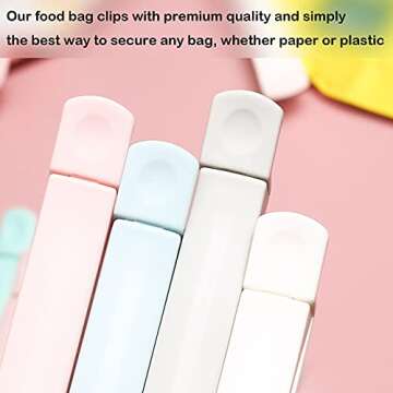 Dogmoon Sealing Clips - 15 Pcs Reusable Food Storage Clips