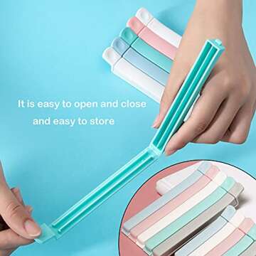 Dogmoon Sealing Clips - 15 Pcs Reusable Food Storage Clips