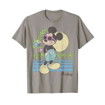 Disney Mickey And Friends Mickey Retro Beach T-Shirt