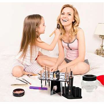 Portable Electric Makeup Brush Cleaner for Quick Drying