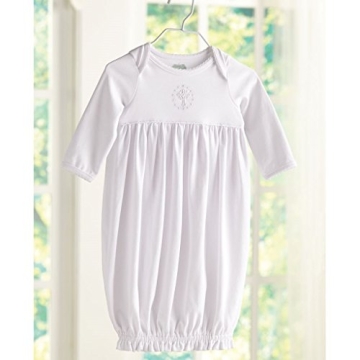 Mud Pie Baby Infant French Knot Gown 0-3 Months
