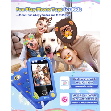 Kids Toy Smartphone for Fun Learning Ages 3-8