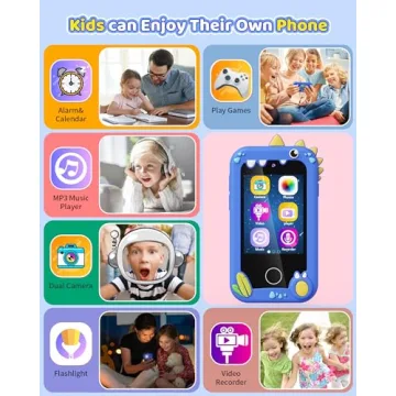 Kids Toy Smartphone for Fun Learning Ages 3-8