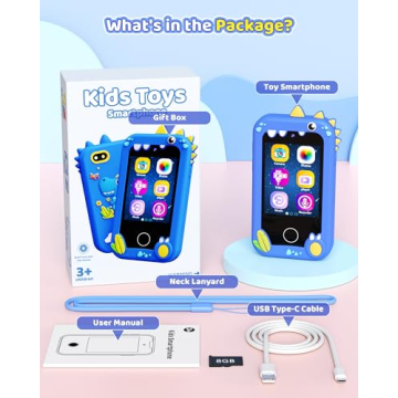 Kids Toy Smartphone for Fun Learning Ages 3-8