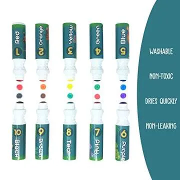Wee Creators Dot Markers for Kids | Washable Mess Free Art Supplies