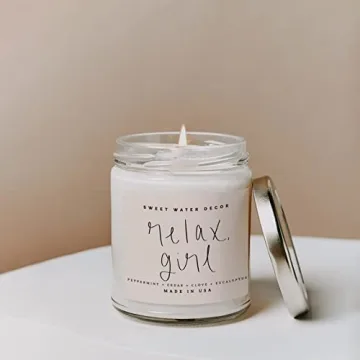 Relax Girl Scented Candle - 40 Hour Burn Eco-Friendly