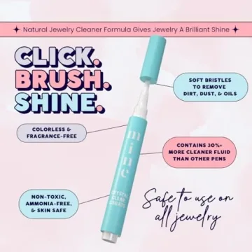 Portable Jewelry Cleaning Pen for Diamonds Gemstones Gold Silver