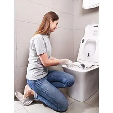 LANON Protection wahoo PVC Dishwashing Cleaning Gloves, Reusable Unlined Kitchen Gloves, Non-Slip, Medium