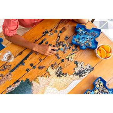Ravensburger Sort and Go Jigsaw Puzzle Accessory - Robust Plastic Sorting Trays for Easy Puzzle Orga...