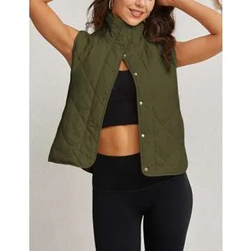 Women’s Quilted Puffer Vest - Stylish & Lightweight