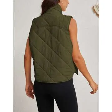 Women’s Quilted Puffer Vest - Stylish & Lightweight