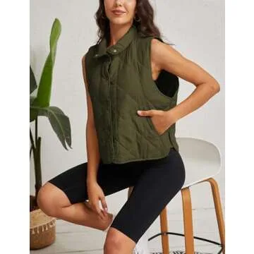 Women’s Quilted Puffer Vest - Stylish & Lightweight