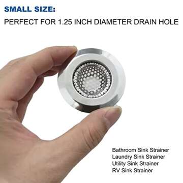 Seatery 1.25" Sink Strainers - 2PCS Durable Drain Filters