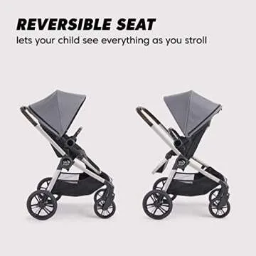 Baby Jogger® City Sights® Stroller - Convertible Stroller with Compact Fold, Dark Slate