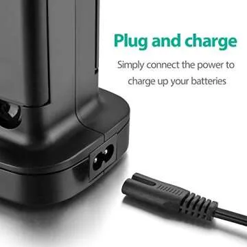 OBVIS Xbox 360 Rechargeable Battery Kit with Charger