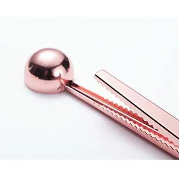 10 PCS Coffee Scoop with Clip,2 in 1 Stainless Steel 1 tbsp Ground Measuring Spoon with Bag Clip for Coffee Tea/Pet Food/Protein Powder