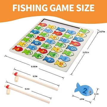 Diaodey Magnetic Fishing Game for Educational Fun Toy