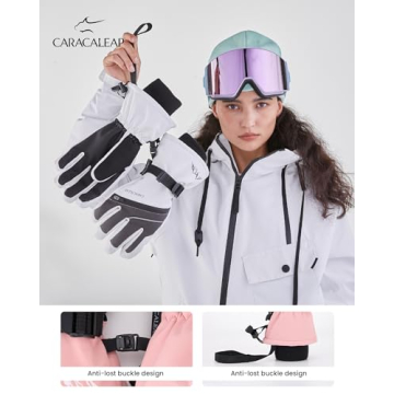 Caracaleap Ski Gloves – Warm, Waterproof Winter Gear