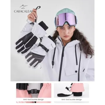 Caracaleap Ski Gloves – Warm, Waterproof Winter Gear
