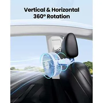 Gaiatop Mini Portable Stroller Fan for All Ages