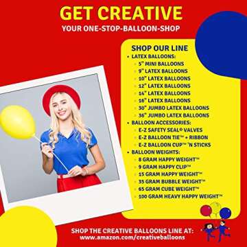 Cube Weight Balloon Weights, Durable 10 Piece Set