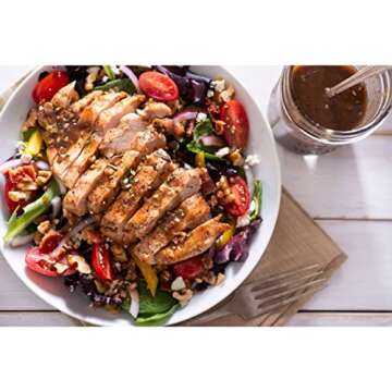 Seka Hills Arbequina California Extra Virgin Olive Oil, 8.4 Fl Oz (Pack of 1) Bundled with Seka Hills Elderberry Balsamic Vinegar, 8.4 Fl Oz (Pack of 1) with 1 Silicone Basting Brush by IntFeast