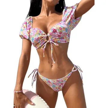 Stylish Milumia Floral Knot Swimsuits for Summer Fun