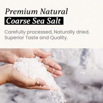 Chung Jung One Korean Premium Natural Coarse Sea Salt for Kimchi Brining, the Jewel of Sinan Island,...
