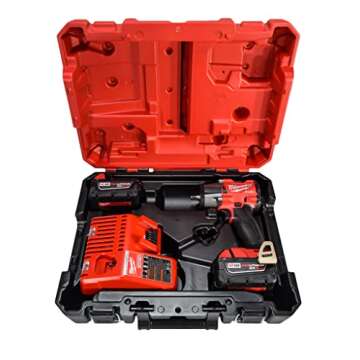 Milwaukee M18 18V Fuel Mid-Torque Impact Wrench Kit with Charger and 2 Batteries