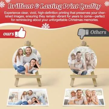 Personalized Christmas Ornaments 2024 Custom Photo Decor