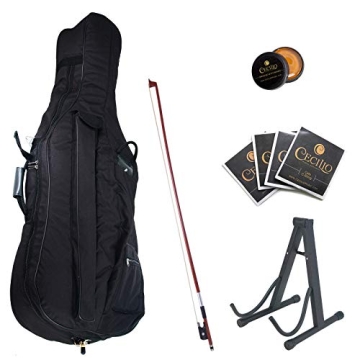 Cecilio CCO-600 Full Size Cello with accessories and case