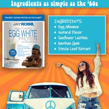 Jay Robb Vanilla Egg White Protein Powder - Pure Nutrition
