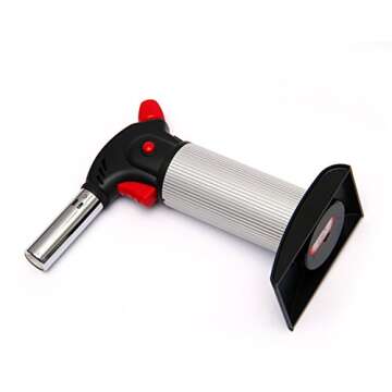 Lurch Germany Professional Gas Kitchen Torch, Black