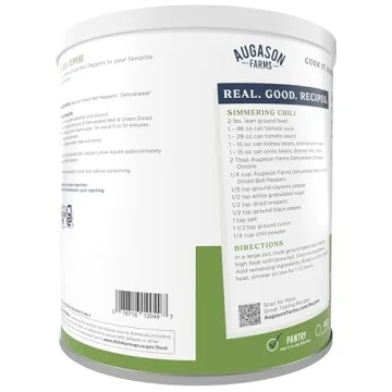 Augason Farms Dehydrated Bell Peppers for Cooking and Emergencies