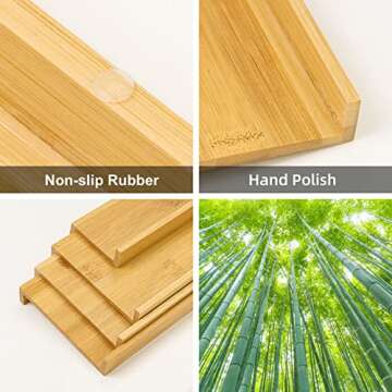 KitHero Spice Drawer Organizer with 24 Glass Jars and Labels