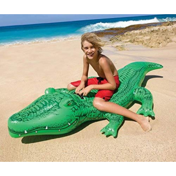 INTEX Giant Gator Inflatable Float - Exciting Pool Toy for Kids