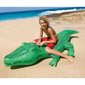 INTEX Giant Gator Inflatable Float - Exciting Pool Toy for Kids