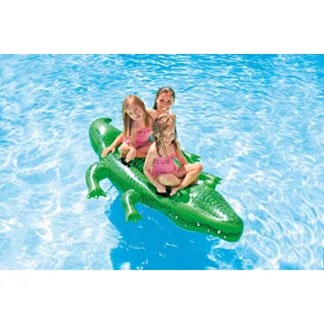 INTEX Giant Gator Inflatable Float - Exciting Pool Toy for Kids