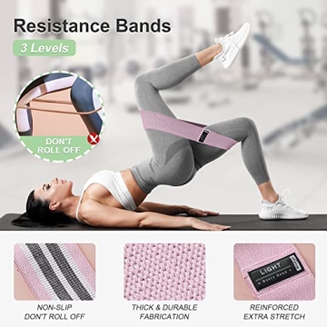 3 Levels Booty Bands Set for Powerful Glute Workouts