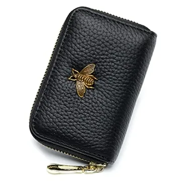 imeetu RFID Credit Card Holder - Chic & Functional Leather Wallet for Women