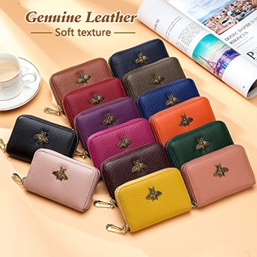 imeetu RFID Credit Card Holder - Stylish Leather Wallet for Women