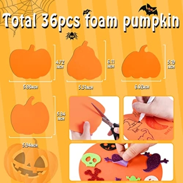 Max Fun Halloween Pumpkin Craft Kit for Kids 312 pcs