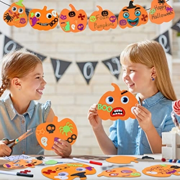 Max Fun Halloween Pumpkin Craft Kit for Kids 312 pcs