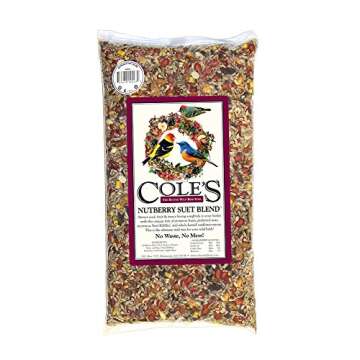 Cole's NB10 Nutberry Suet Blend Bird Seed - 10 lb Premium Mix
