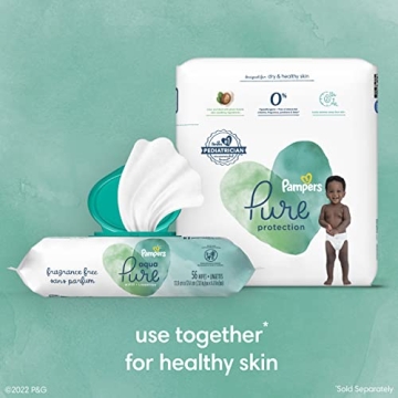 Pampers Pure Protection Diapers - Hypoallergenic & Plant-Based
