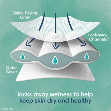 Pampers Pure Protection Diapers - Hypoallergenic & Plant-Based