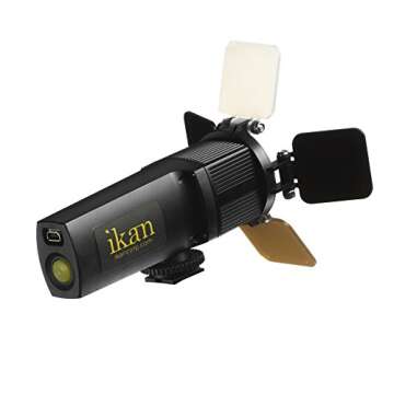 Ikan iLED-MS Micro Spot On-Camera Light (Black)