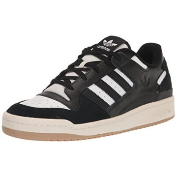 adidas Originals Men's Forum Low Classic Sneaker - Black/White/Cream White, 9