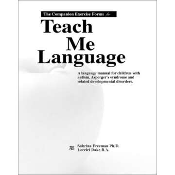 Companion Exercise Forms for Teach Me Language - Autism Support Workbook